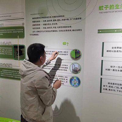重慶江津疾控中心展示展覽制作安裝現場